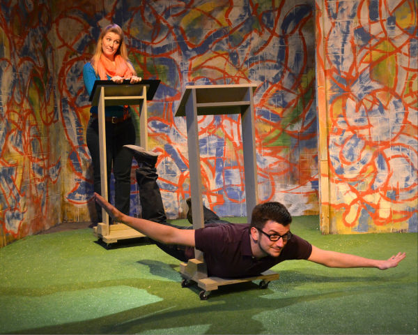Lisa Wipperling, Brian Hamman in Motherhood Out Loud